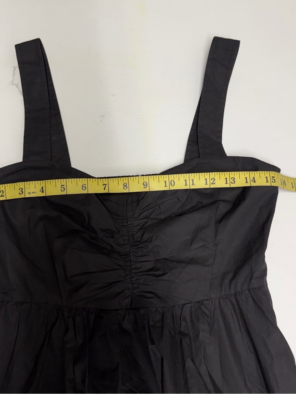 A.L.C. Black Ruched Bust Maxi Dress with Tiered Hem size 6 nwot - Picture 6 of 13
